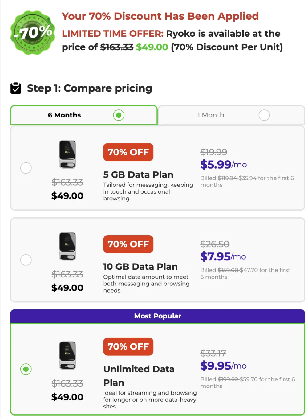 Ryoko Pro Official payment — Secure Checkout USA
